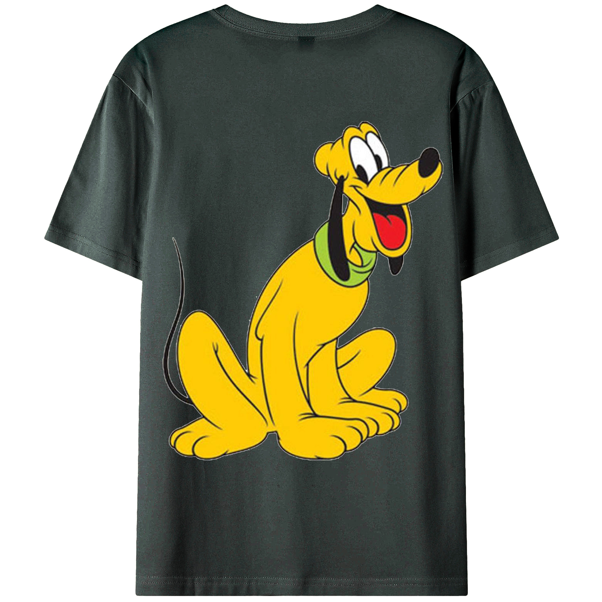 ミッキーマウス Mickey Mouse 綿100％ メンズ半袖Tシャツ（バックプリント） 通気性